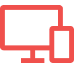 ícone referente à um computador e celular